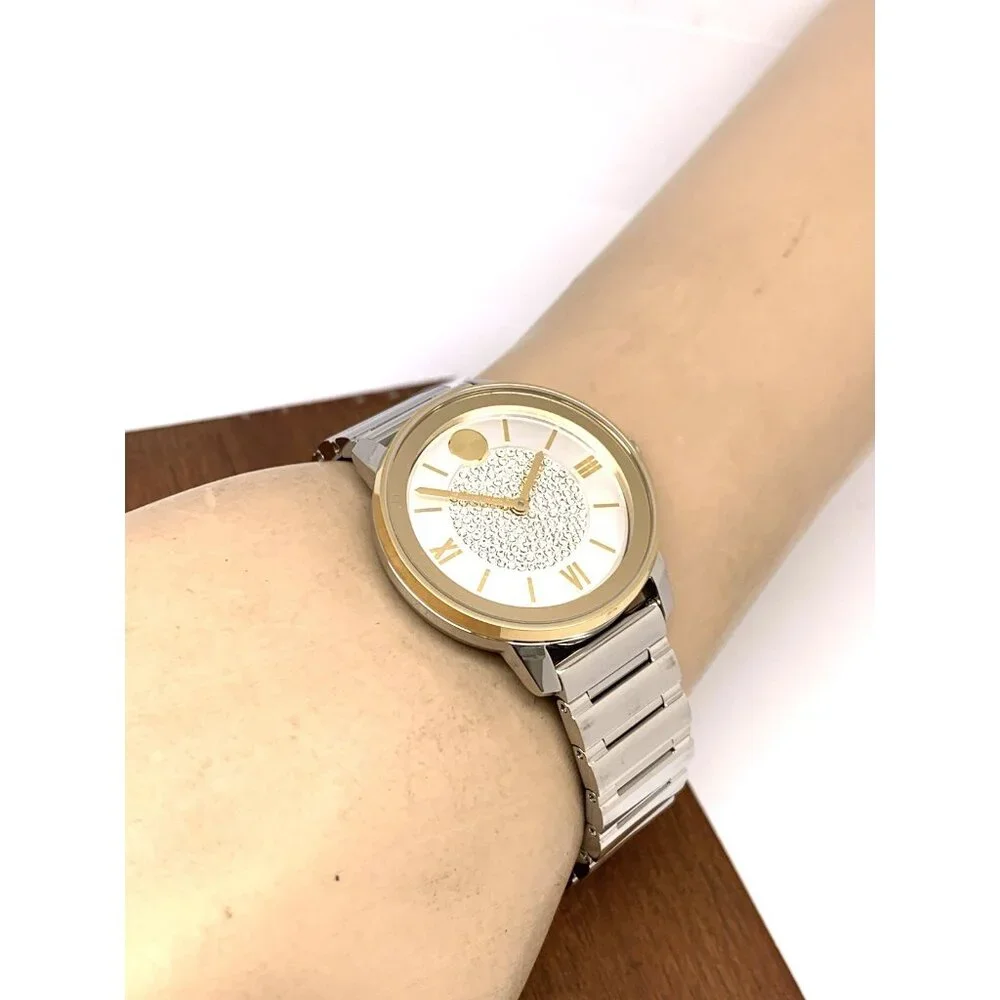 Movado Women's Watch 3600660 Bold Swiss Quartz Two Tone Stainless Steel 32mm